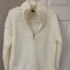 NWOT Snow White 1/2 zip Sherpa